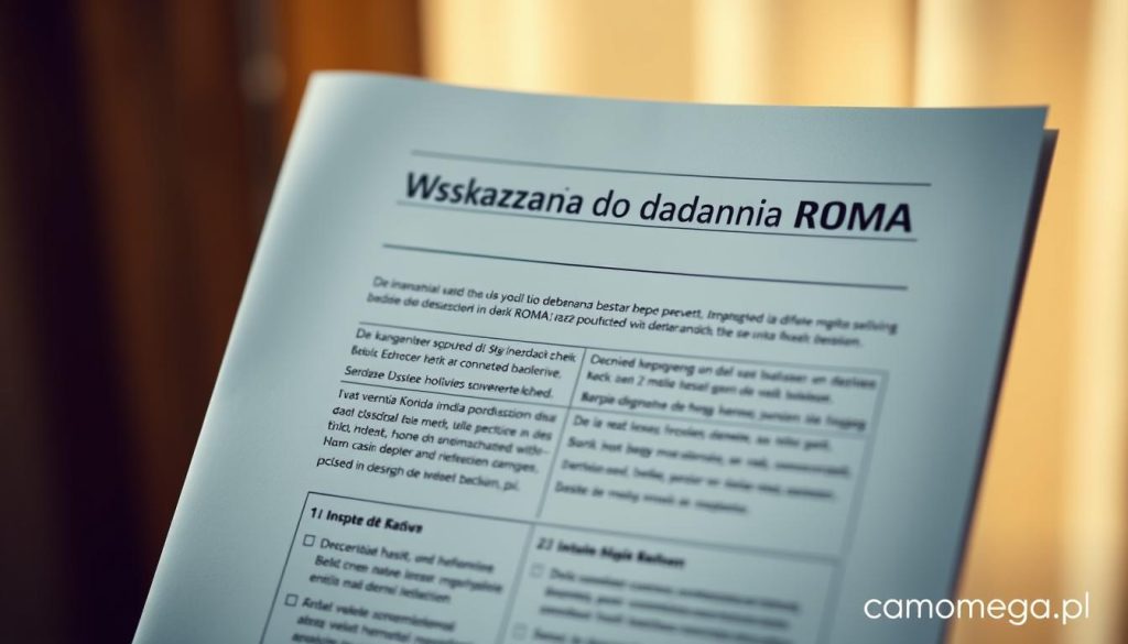 wskazania do badania roma