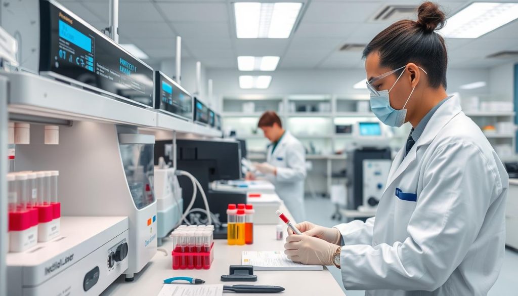 Laboratorium wykonujące badania biochemiczne krwi pokazujące co badanie krwi wykrywa