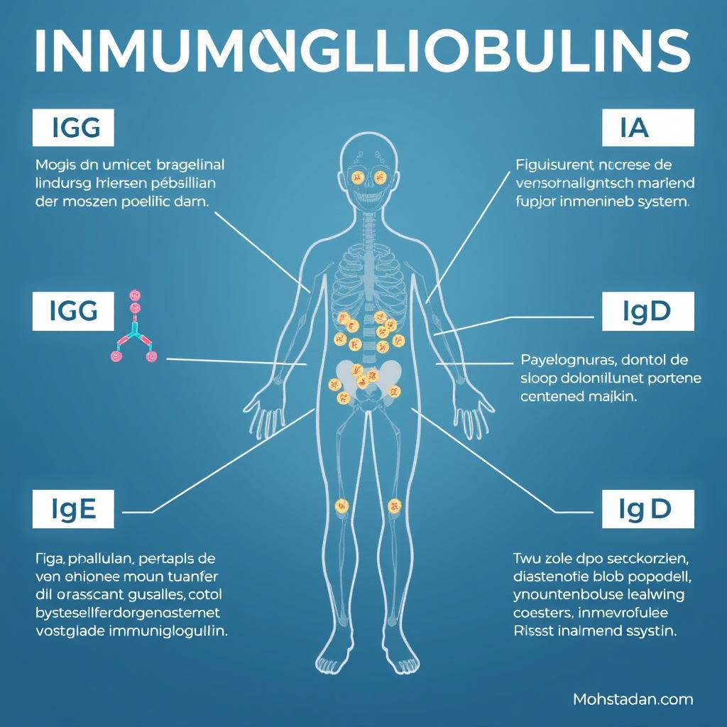 Pięć klas immunoglobulin i ich funkcje w organizmie