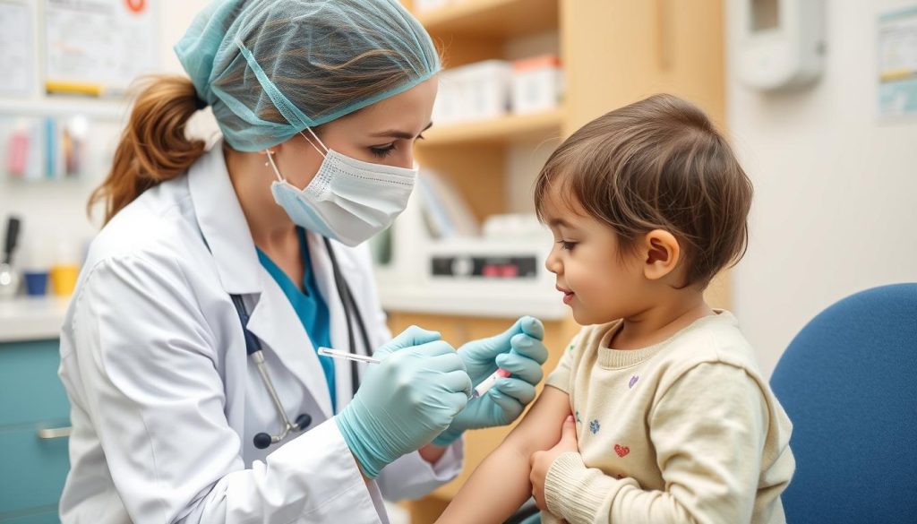 Badanie aCGH w diagnostyce postnatalnej - pobieranie próbki krwi od dziecka