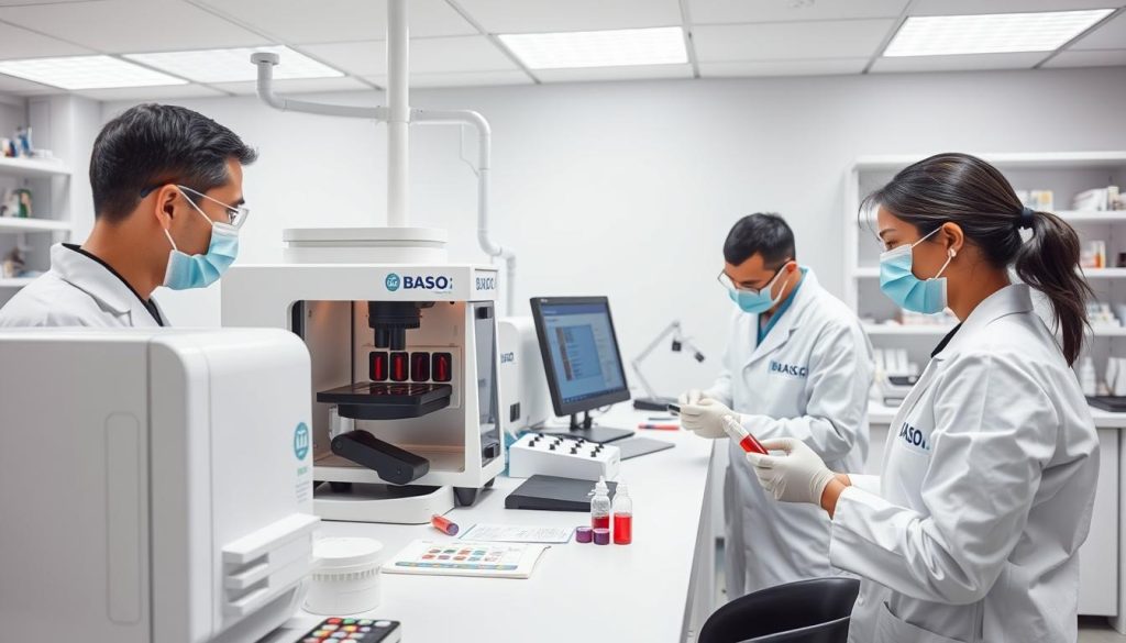Laboratorium medyczne wykonujące badanie BASO jako część morfologii krwi