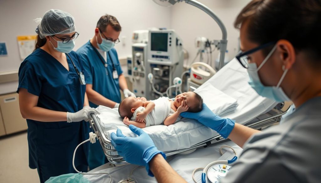 Noworodek pod opieką medyczną po porodzie u matki z dodatnim wynikiem GBS