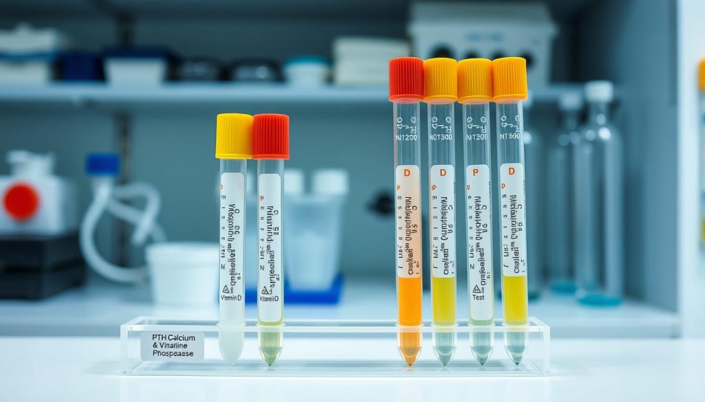 Zestaw badań laboratoryjnych powiązanych z gospodarką wapniowo-fosforanową